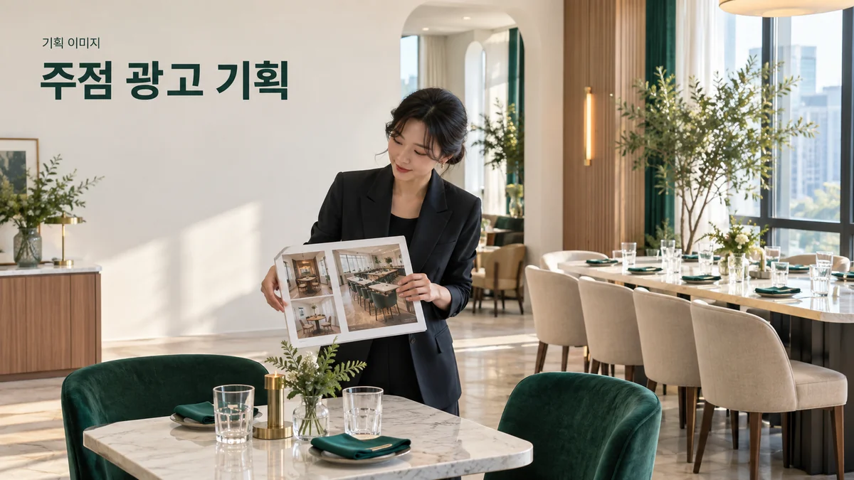 주점의 단체 모임과 일반 방문에 맞는 좌석 안내를 준비하는 기획 이미지