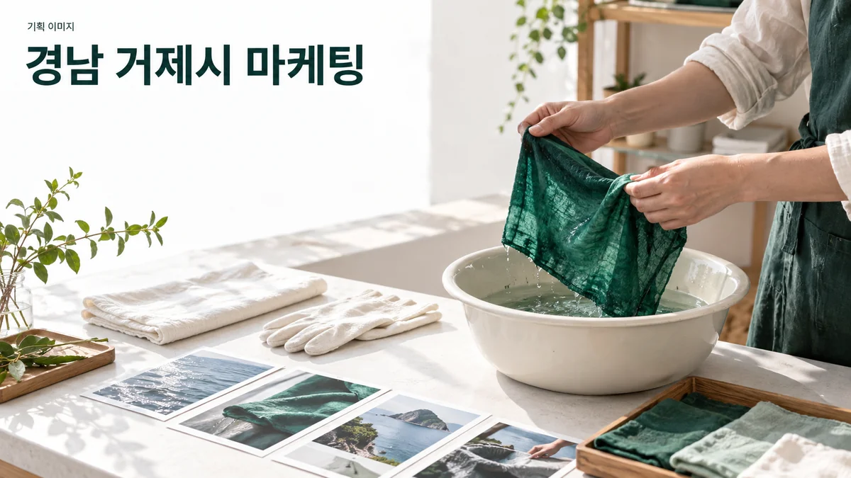 패브릭 공방의 체험 과정과 준비 자료를 소개하는 기획 이미지